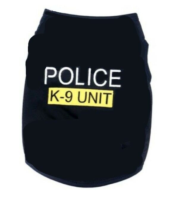 Dog Apparel - Small Dog Clothes - Chihuahua Sweater Coat - Pet Apparel - Police K-9 / M