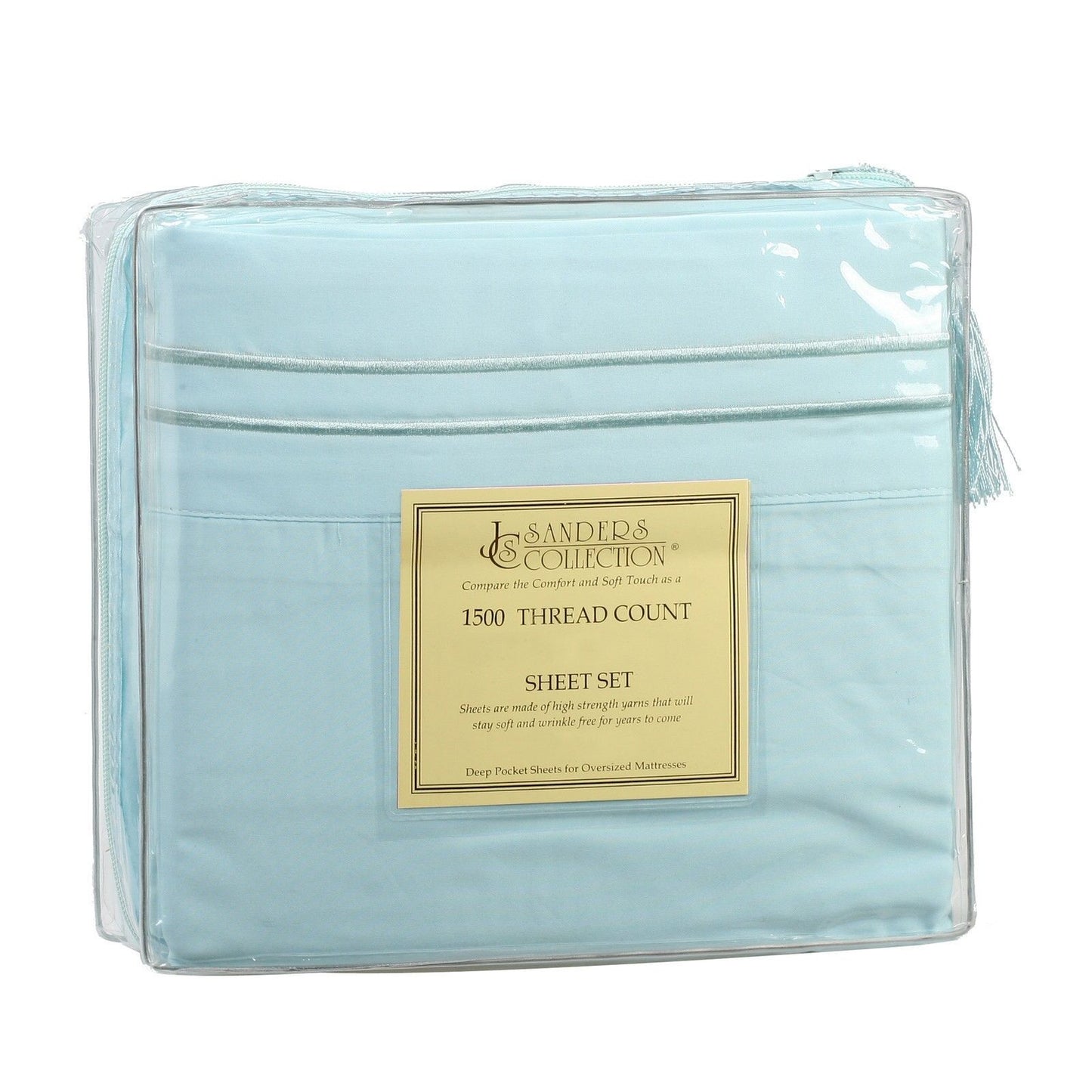 Bed Sheets - Microfiber Thread Count Bed Sheets- 4 Piece Set, Many Sizes & Colors - Twin / Light Blue (Baby Blue)