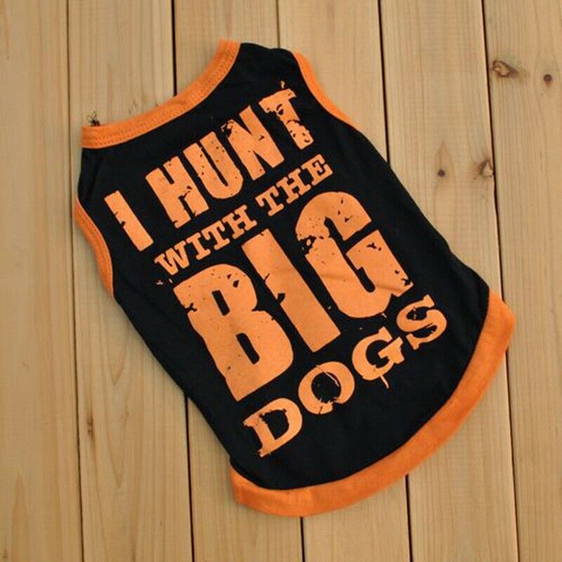 Dog Apparel - Small Dog Clothes - Chihuahua Sweater Coat - Pet Apparel - Hunt with the Big Dogs / M