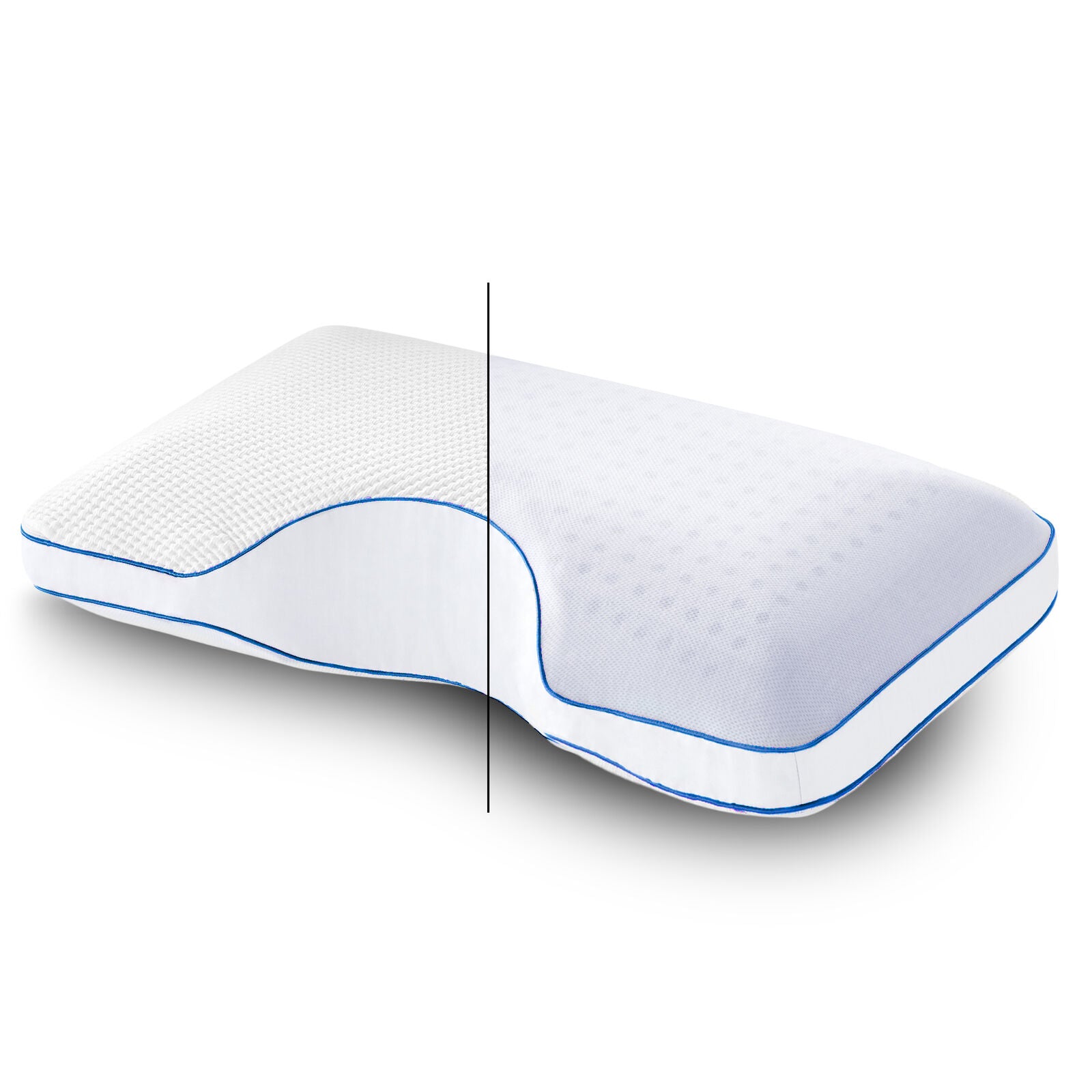 Pillows - Memory Foam Pillow With Cooling Gel - Side Sleeper, King, or Queen - Side Sleeper / King