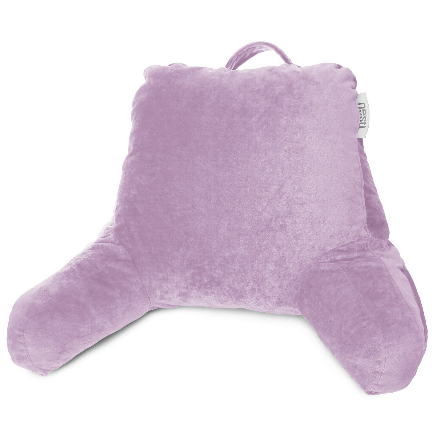 Pillows - TV & Reading Pillow - Kid's Memory Foam Bedrest Back Pillow 12 Colors! - Light Purple