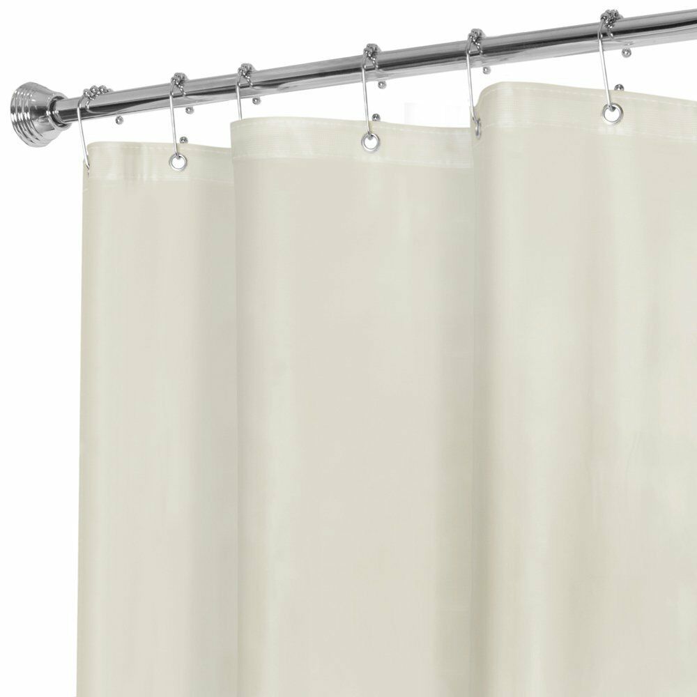 Shower Curtains - Vinyl Shower Curtain Liner - 21 Colors & Patterns - Beige