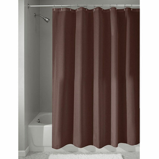 Shower Curtains - Vinyl Shower Curtain Liner - 21 Colors & Patterns - Brown